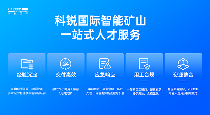 人力资源公司纽约国际588888国际有完备的矿山人才整体解决方案